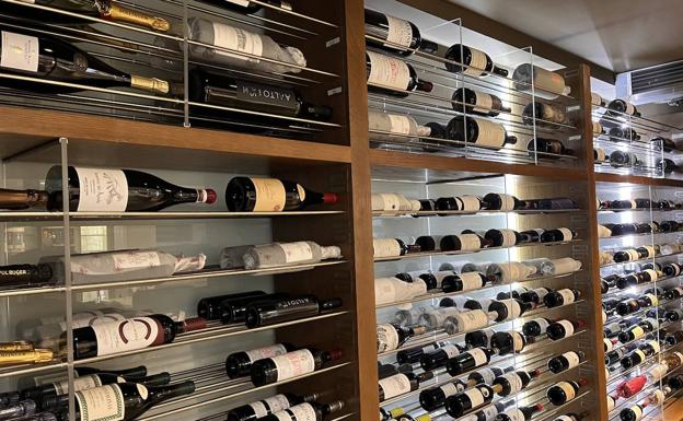 Cava climatizada para los vinos más exclusivos. 