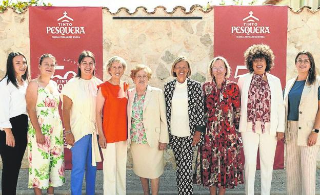 Familia Fernández Rivera, al frente de Bodegas Tinto Pesquera. 