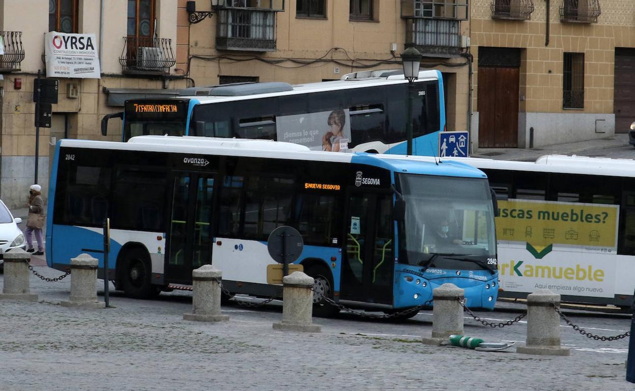 Autobuses urbanos de Segovia. 