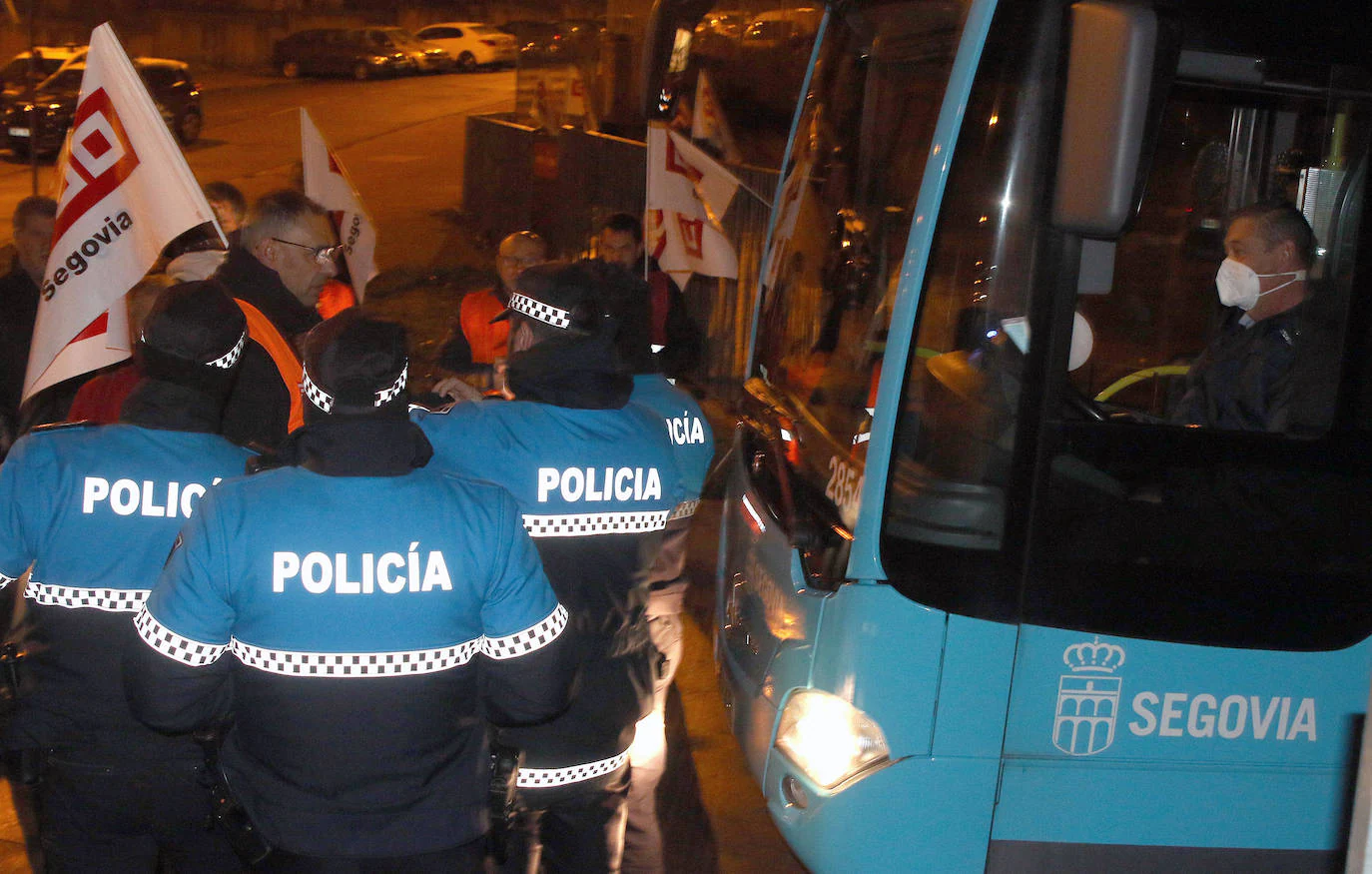 Fotos: Huelga De Autobuses Urbanos En Segovia | El Norte De Castilla