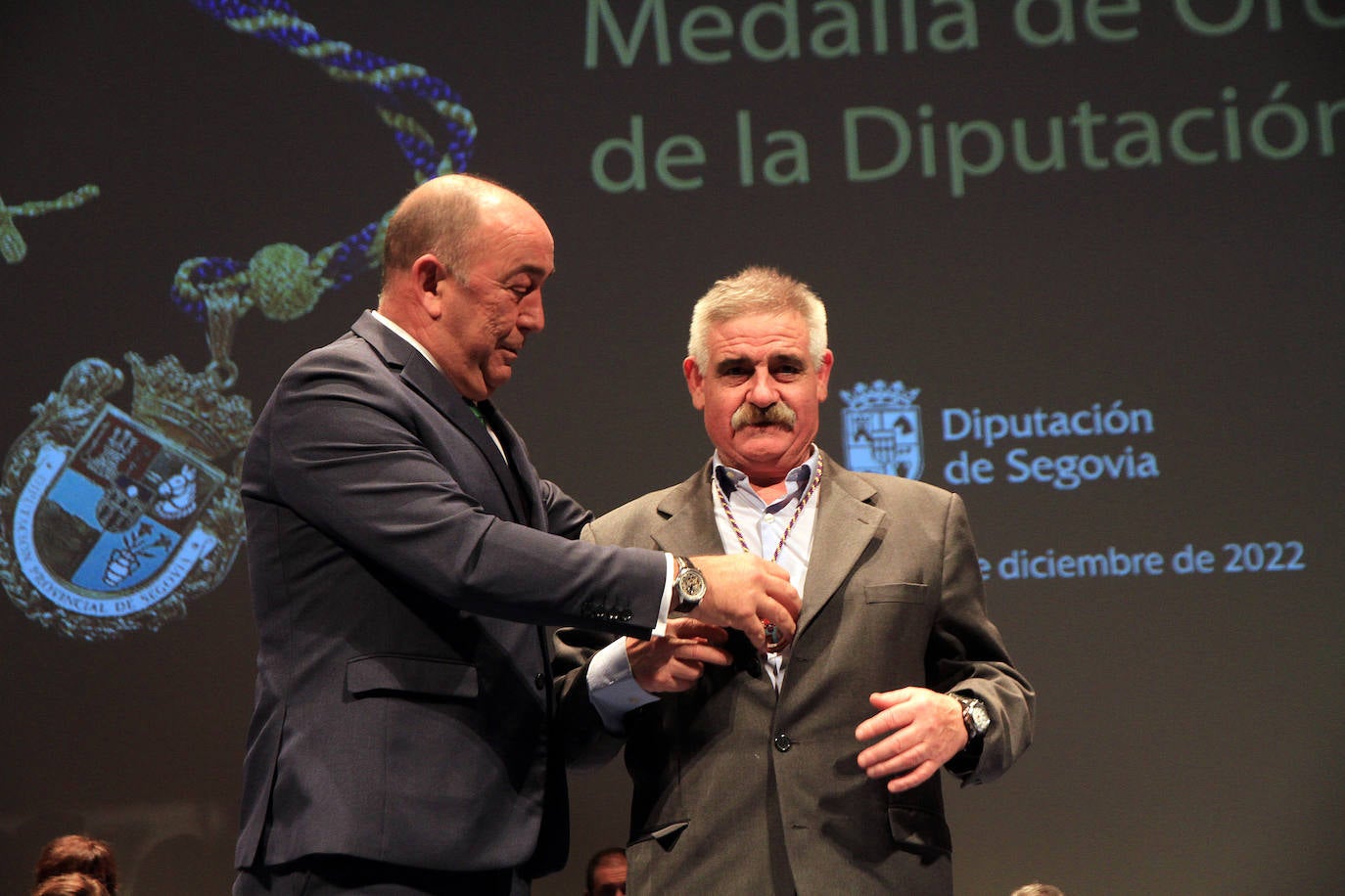 Acto de entrega de las Medallas de Oro de la Diputación.