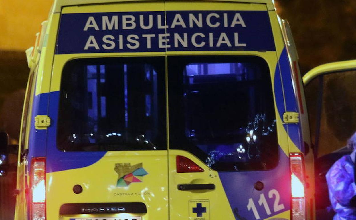 Ambulancia del servicio de emergencias 112 de Castilla y León.