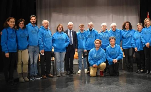 Acto de entrega del premio 'Valores humanos' en Villanubla. 