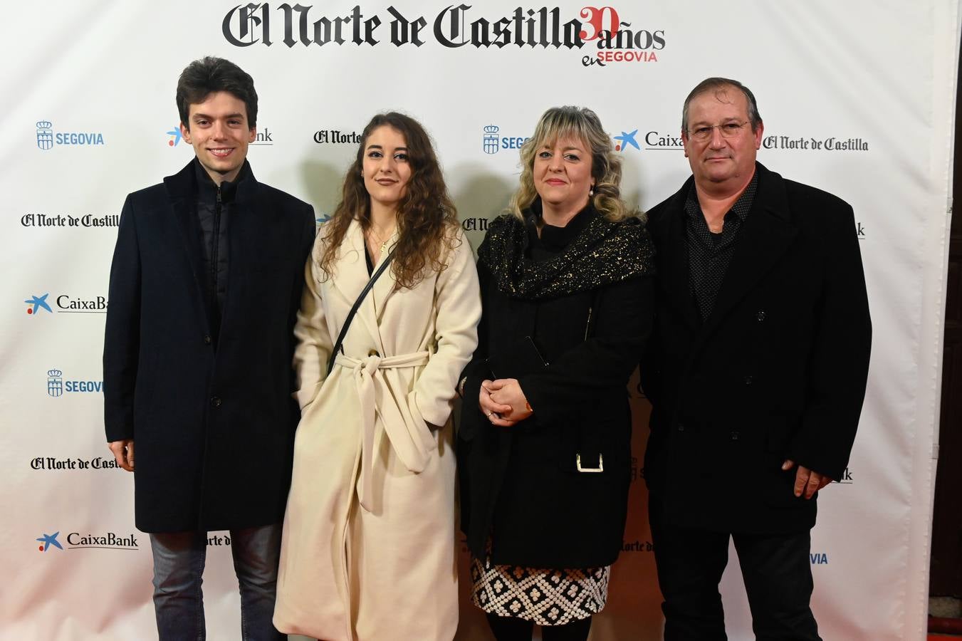 Adrián Cuesta, Ana María Criado, Mª Eugenia Calvo y Carlos Criado.