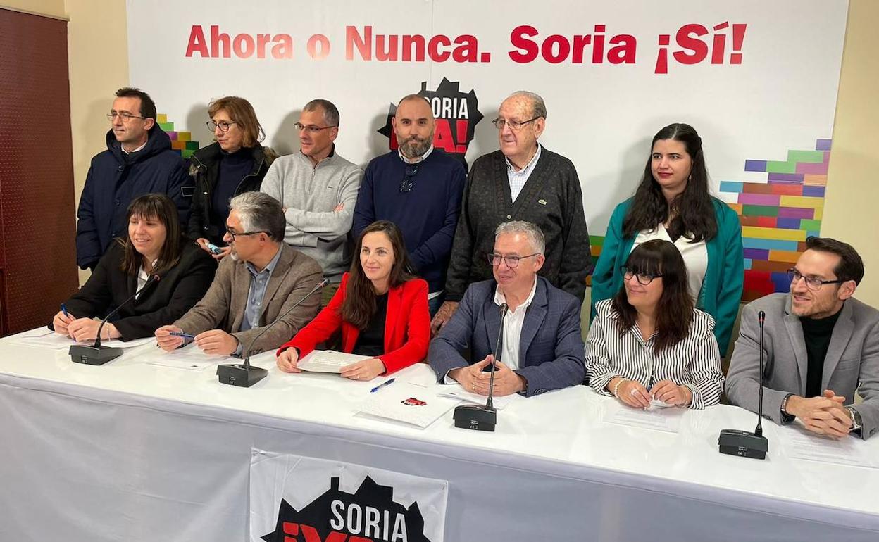 Integrantes de Soria ¡Ya!