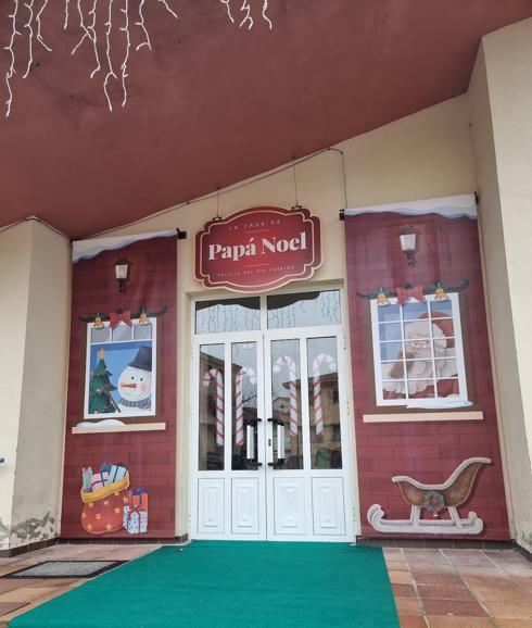 Entrada a la Casa de Papá Noel. 