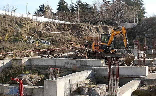 Las obras del centro de FP de San Lorenzo, a pleno rendimiento