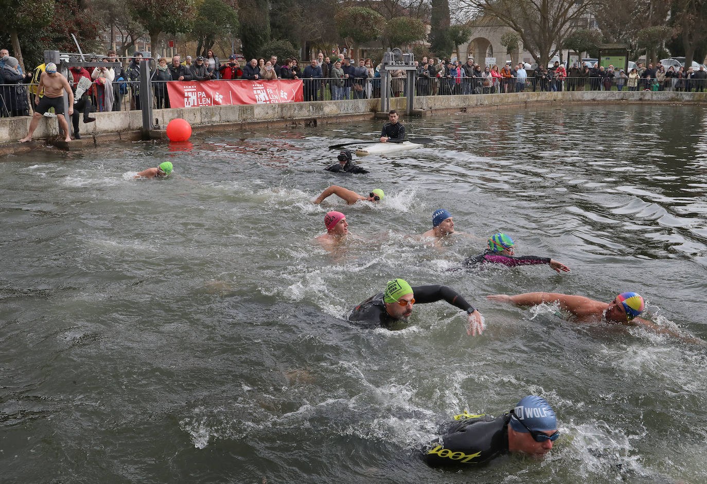Fotos: A prueba de valientes en la Dársena del Canal en Palencia