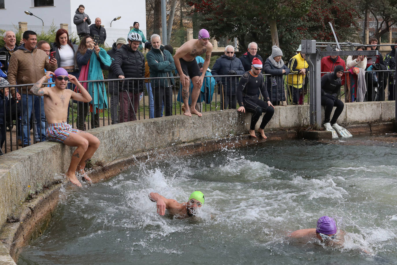 Fotos: A prueba de valientes en la Dársena del Canal en Palencia