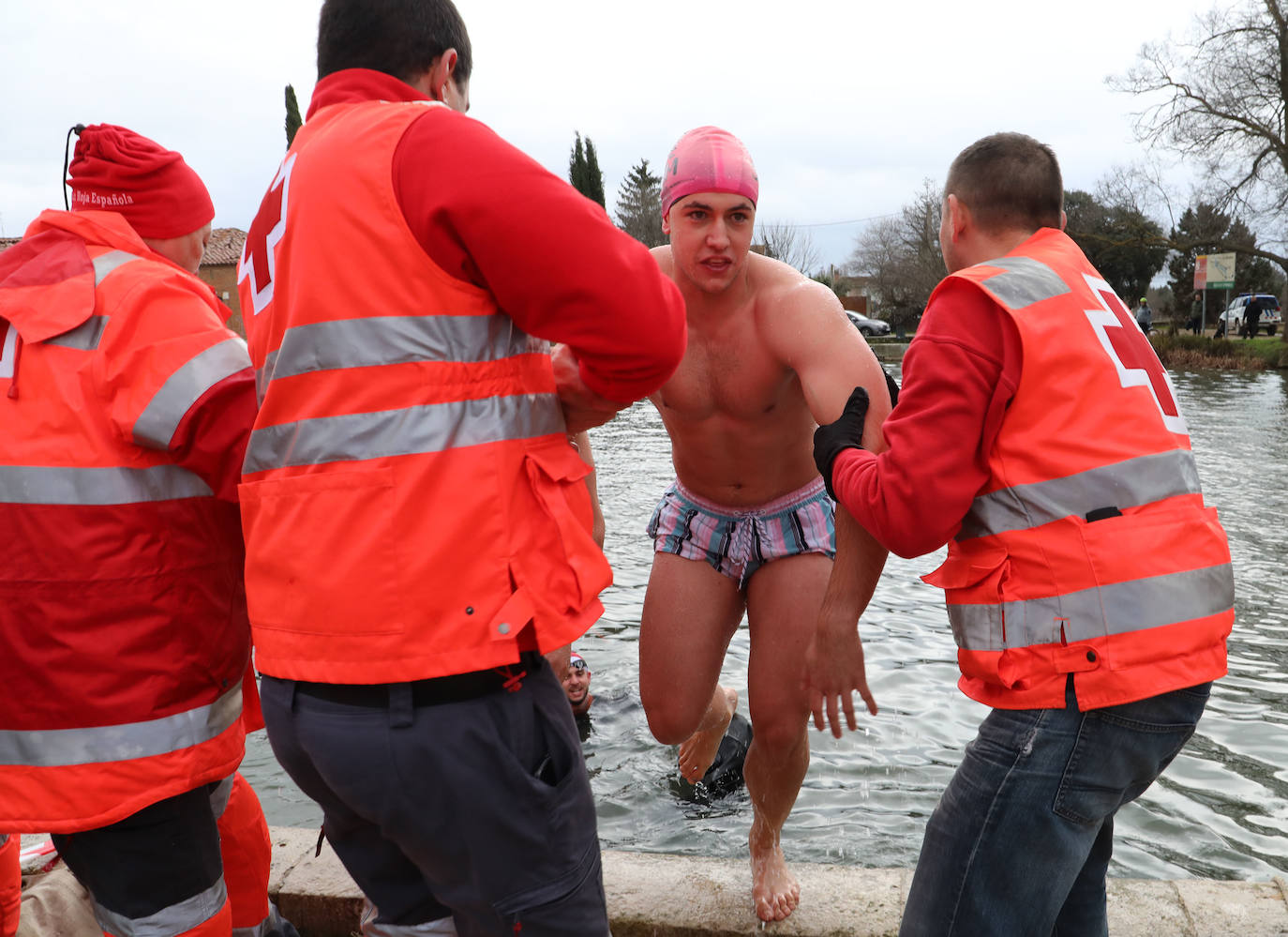 Fotos: A prueba de valientes en la Dársena del Canal en Palencia