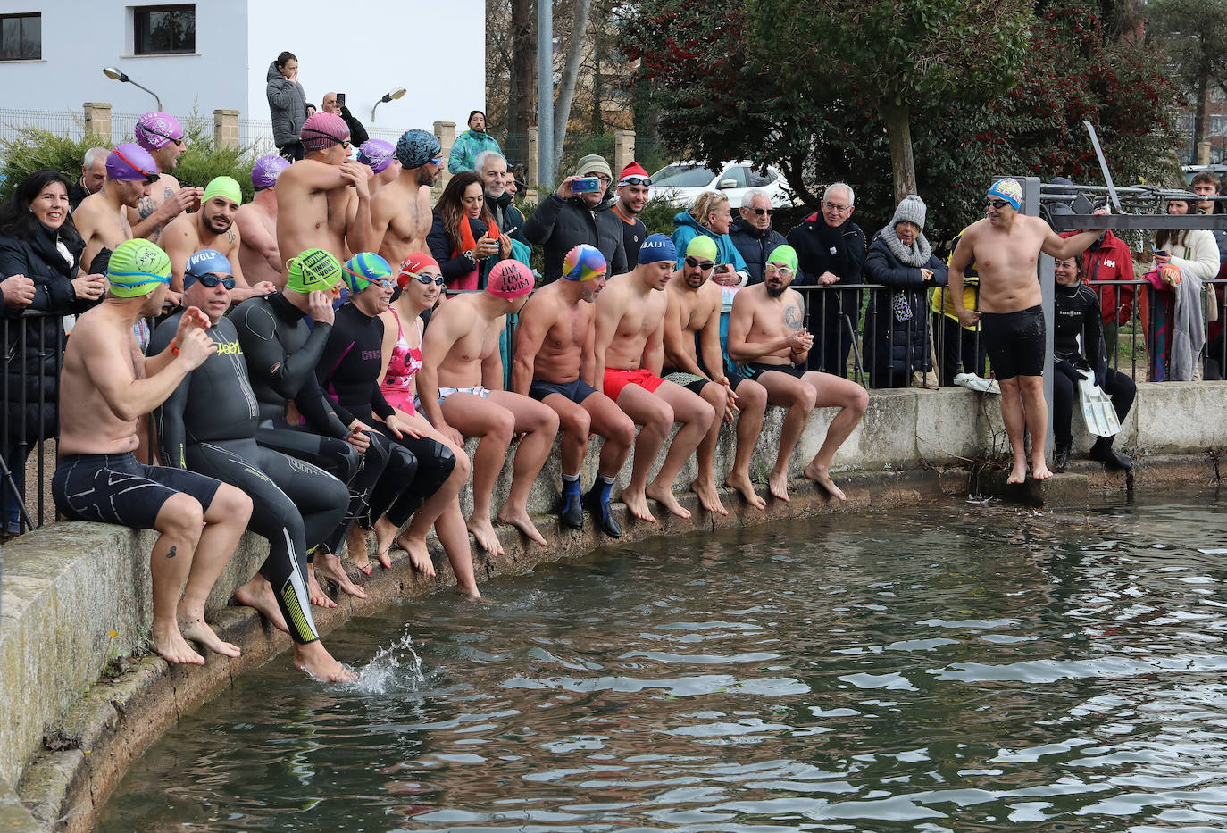 Fotos: A prueba de valientes en la Dársena del Canal en Palencia
