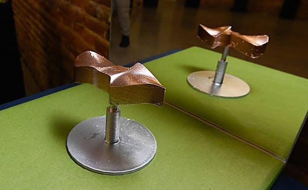 Una de las ilusiones ópticas que pueden verse en la exposición. 