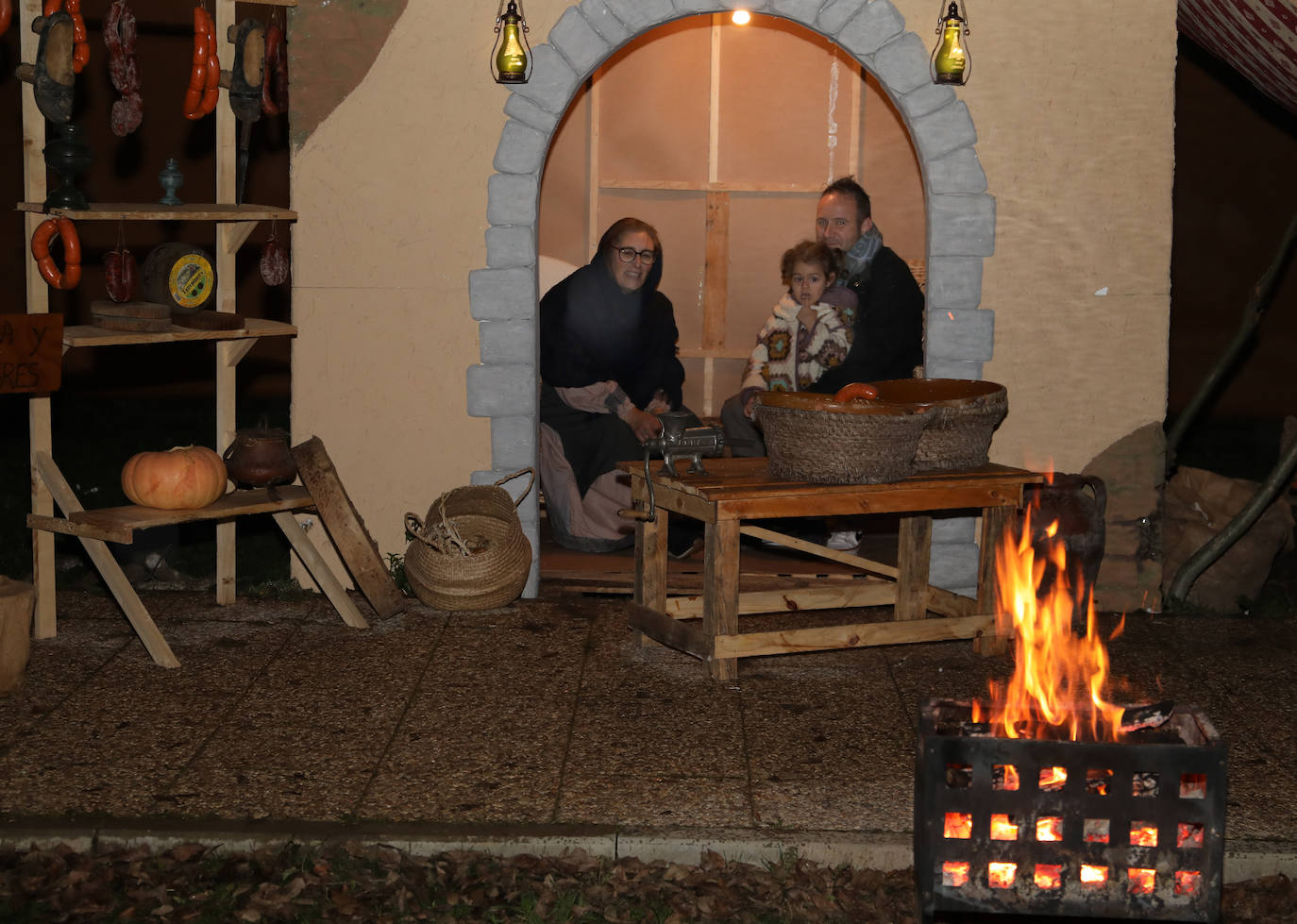 Fotos: Grijota recrea un poblado navideño