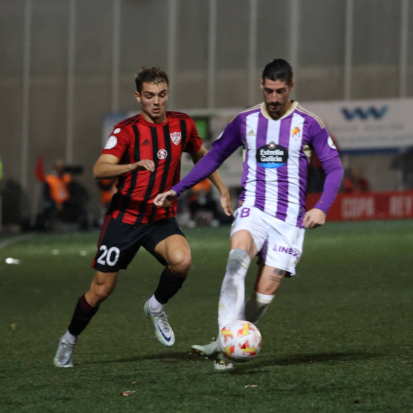 Escudero, durante el partido de Copa frente al Arenas de Getxo.