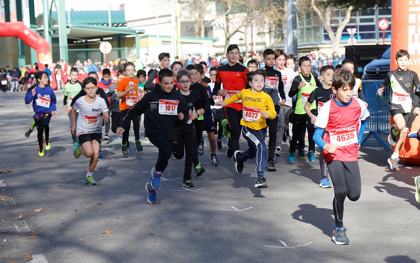 San Silvestre Infantil en los alrededores del Pabellón Municipal de Deportes