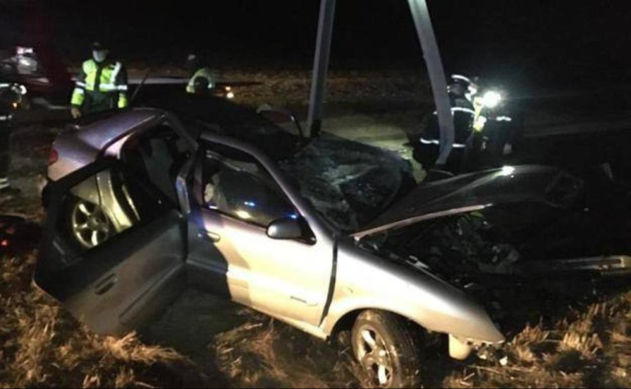 Accidente de tráfico en la N-122 en Valladolid. 