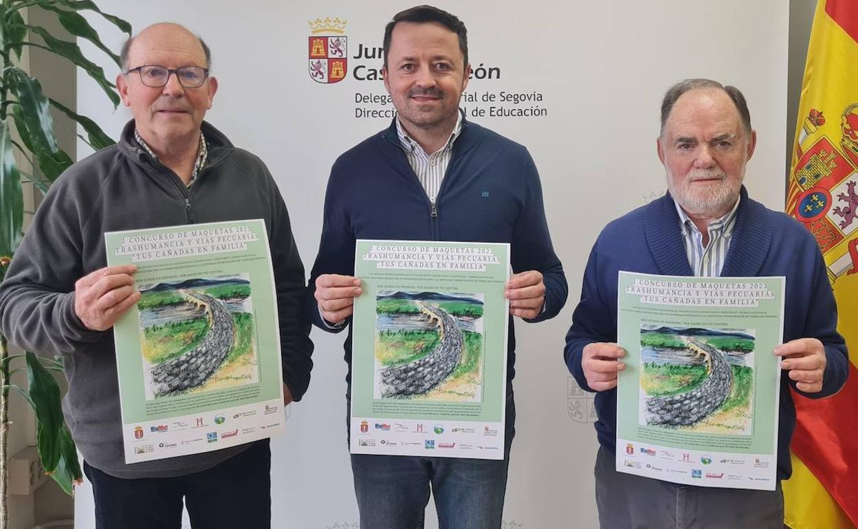 Presentación del concurso escolar sobre cañadas en Segovia. 