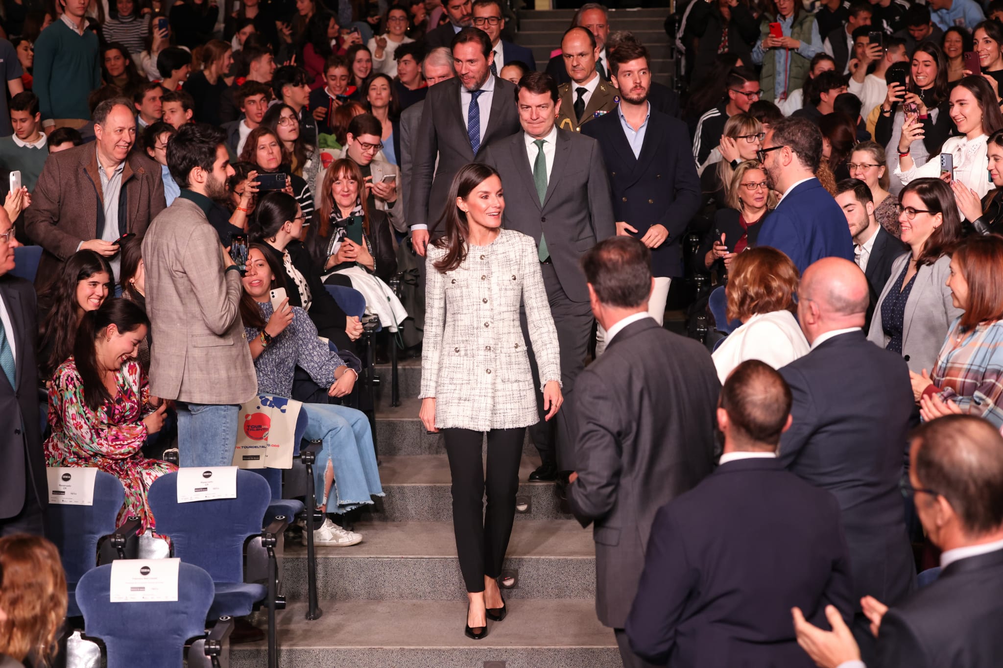 Letizia anima a aprender en Valladolid