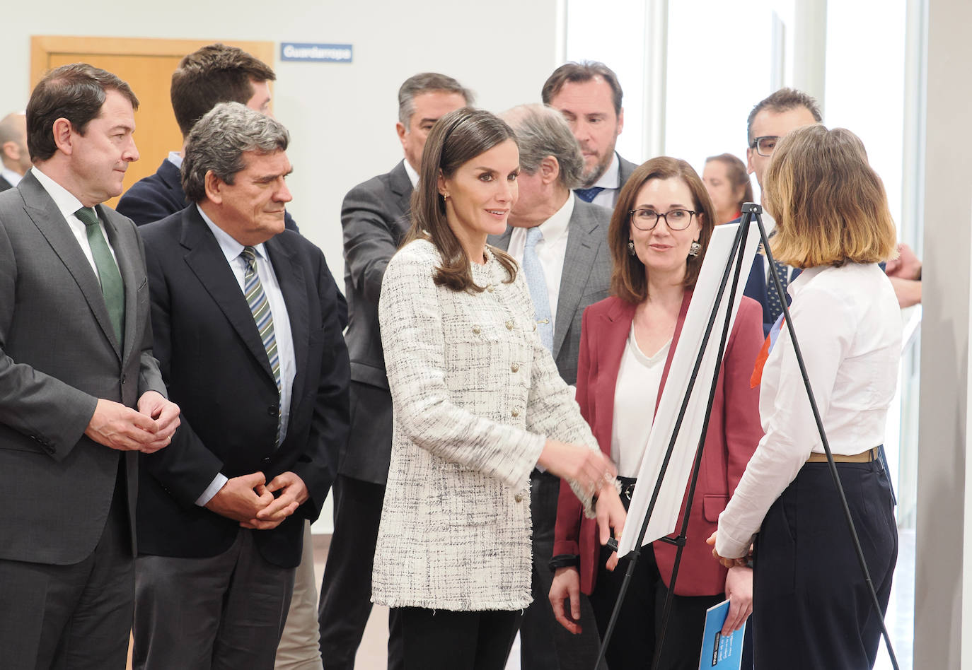 Letizia anima a aprender en Valladolid