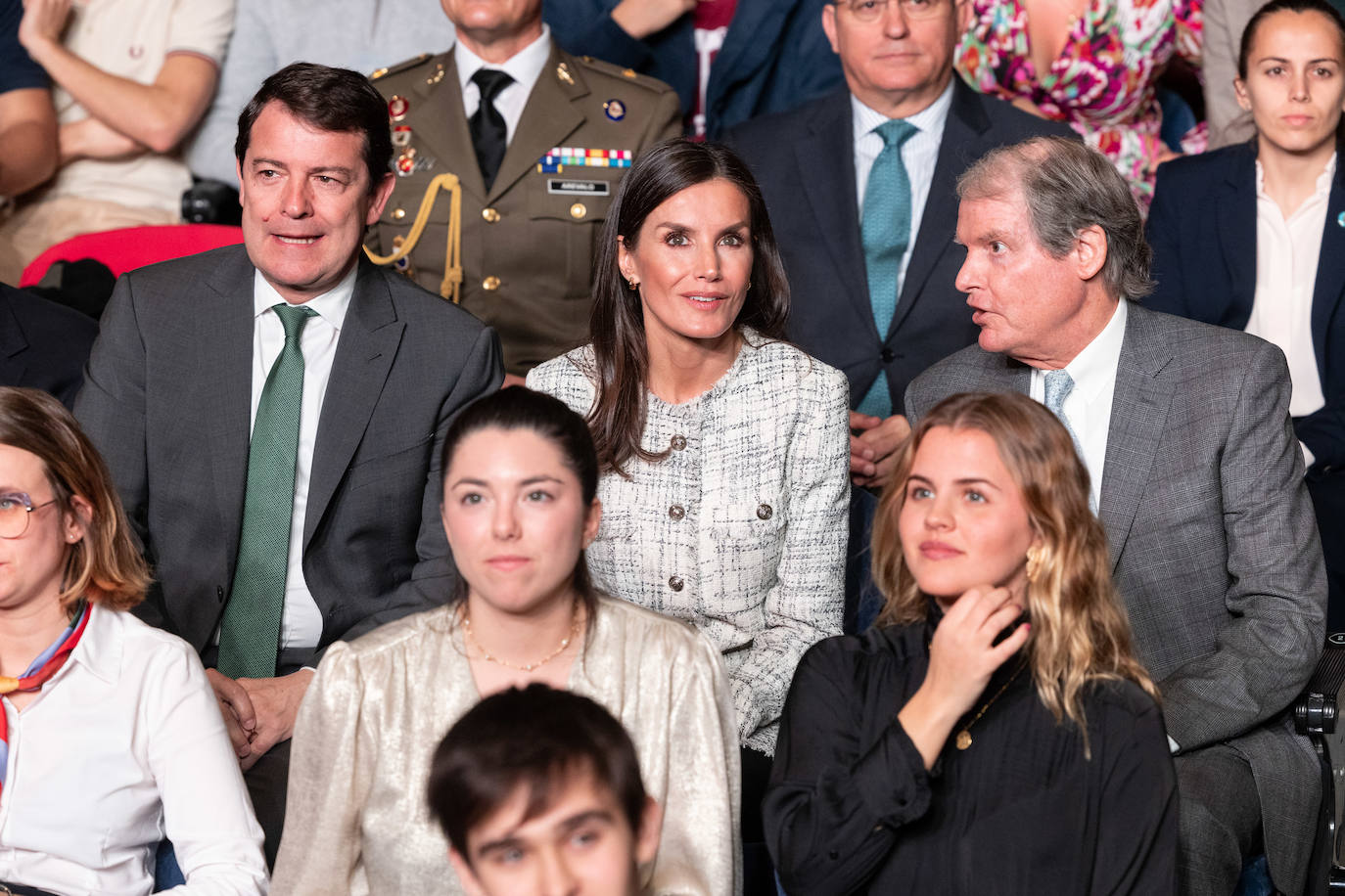 Letizia anima a aprender en Valladolid