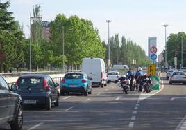 Corte de un carril en el túnel de la Avenida Salamanca, imagen de archivo.