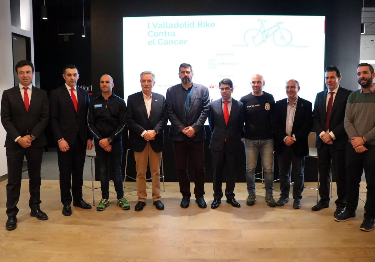 Presentación de la I Valladolid Bike Contra el Cáncer.