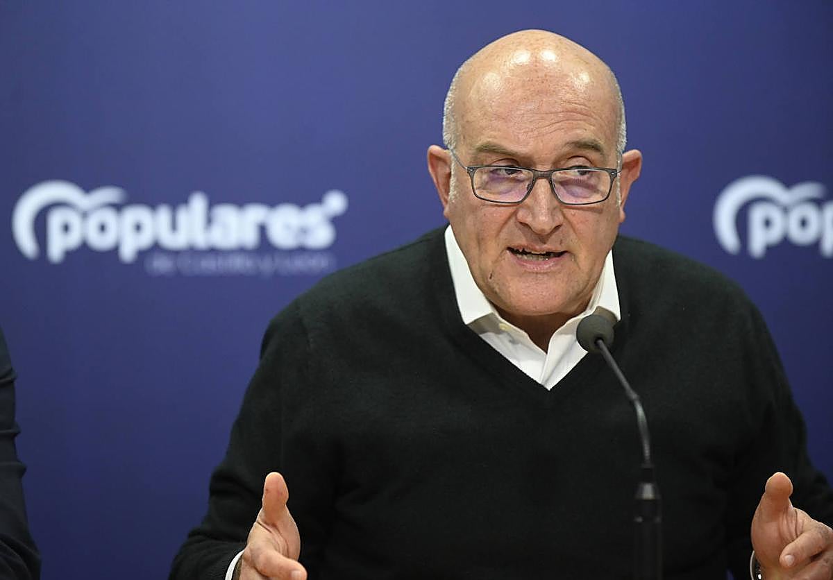 Jesús Julio Carnero, candidato del PP a la Alcaldía de Valladolid.