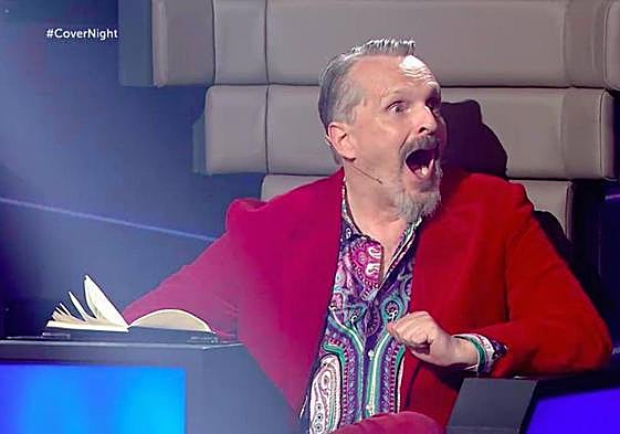 Miguel Bosé en en programa 'Cover night'.