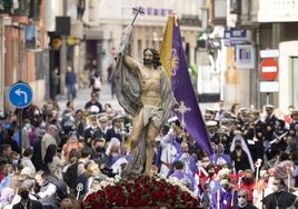 El paso Nuestro Padre Jesús Resucitado en la Procesión del Encuentro.