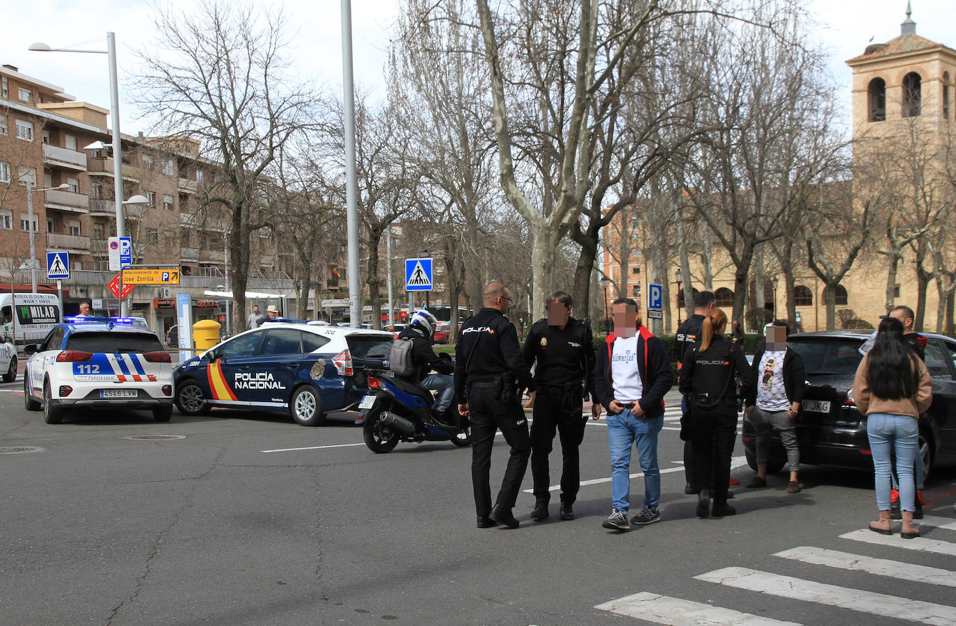 Despliegue policial en Segovia