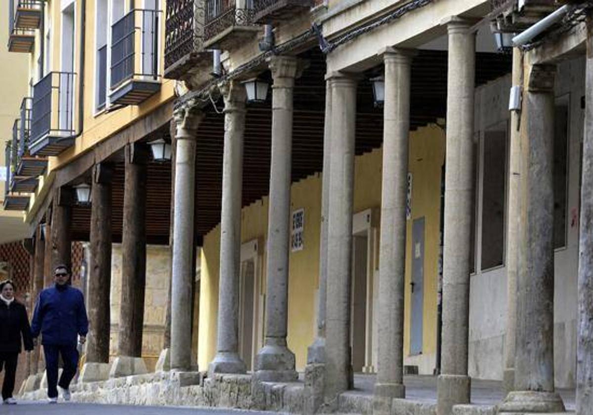 Calle Mayor de Medina de Rioseco.