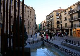 La calle de la Rúa Mayor en Salamanca.