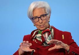La presidenta del BCE, Christine Lagarde.