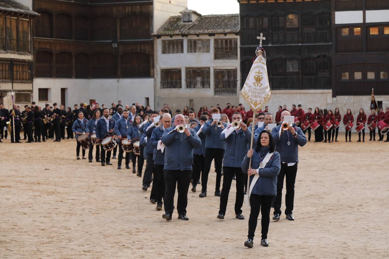 Concentración de bandas de Semana Santa en Peñafiel