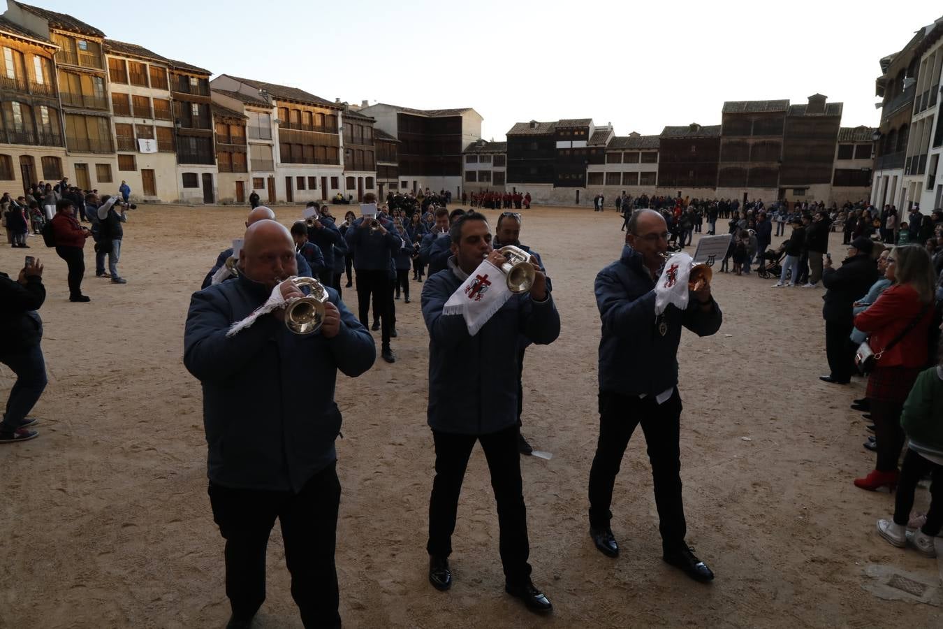 Concentración de bandas de Semana Santa en Peñafiel