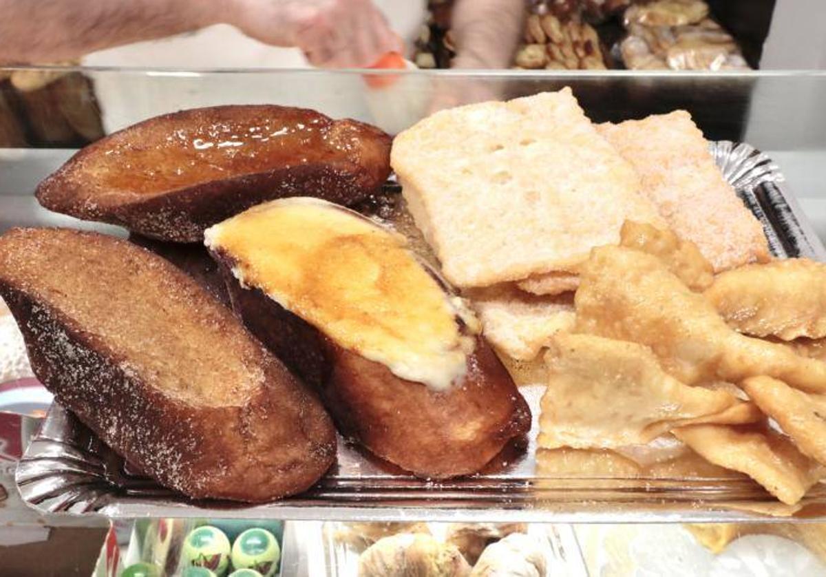 Torrijas, pestiños y hojuelas en la pastelería vallisoletana Vitín