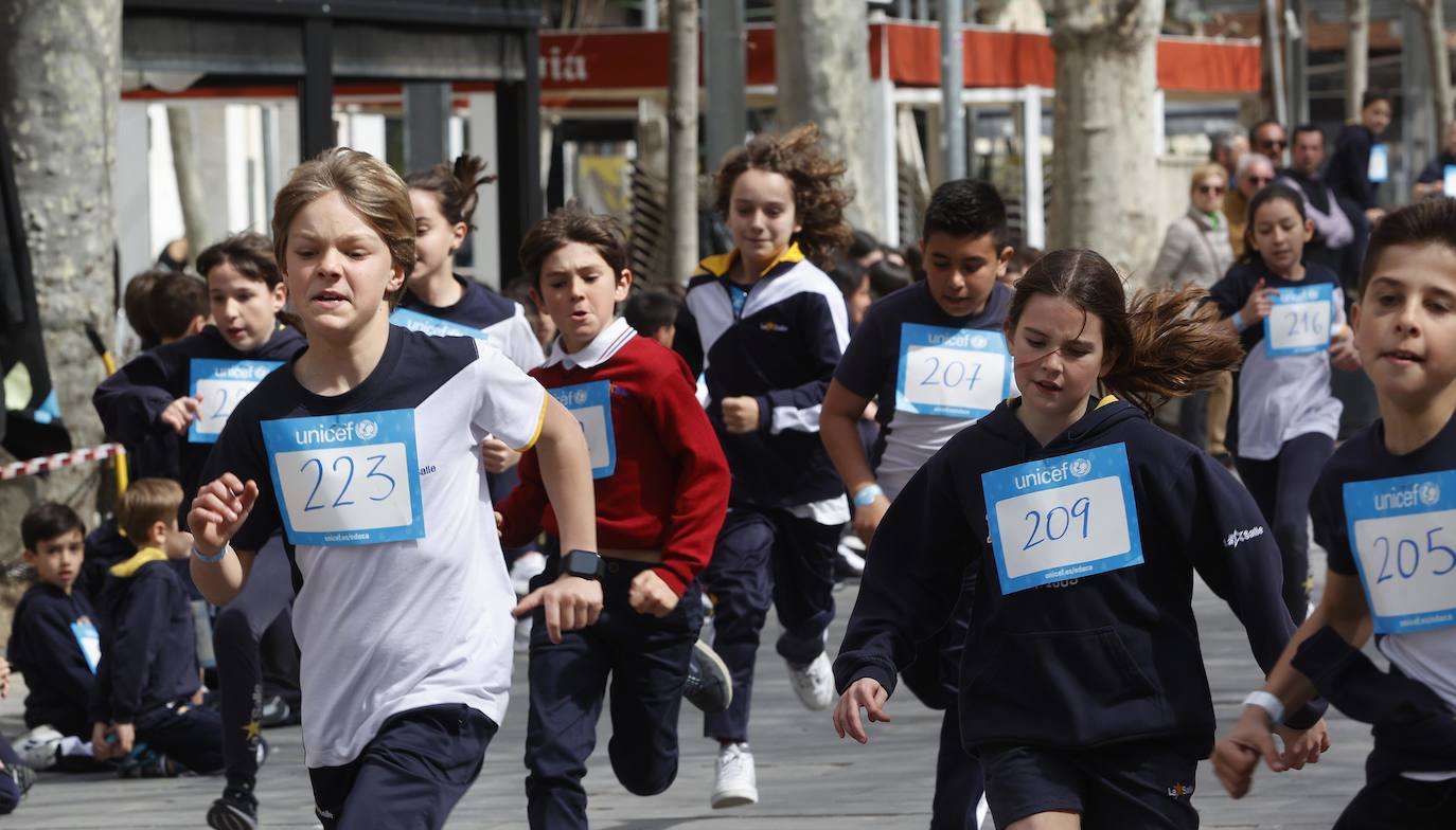 La Salle corre en Palencia por Unicef