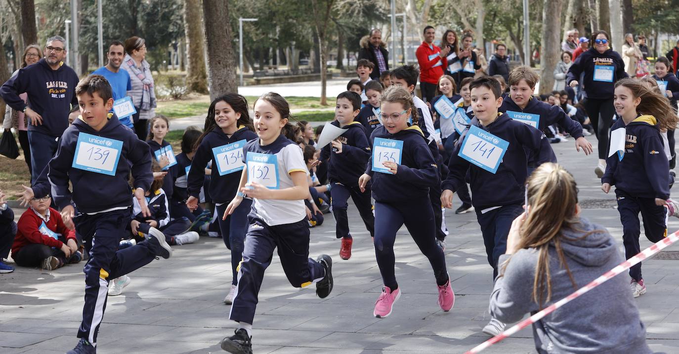 La Salle corre en Palencia por Unicef