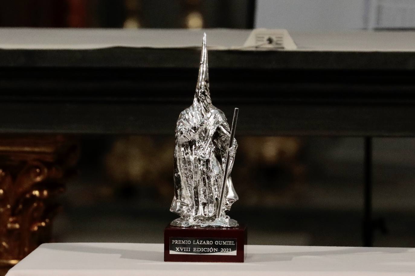 José Miguel Román, premiado con el Lázaro Gumiel por su dedicación a la Semana Santa