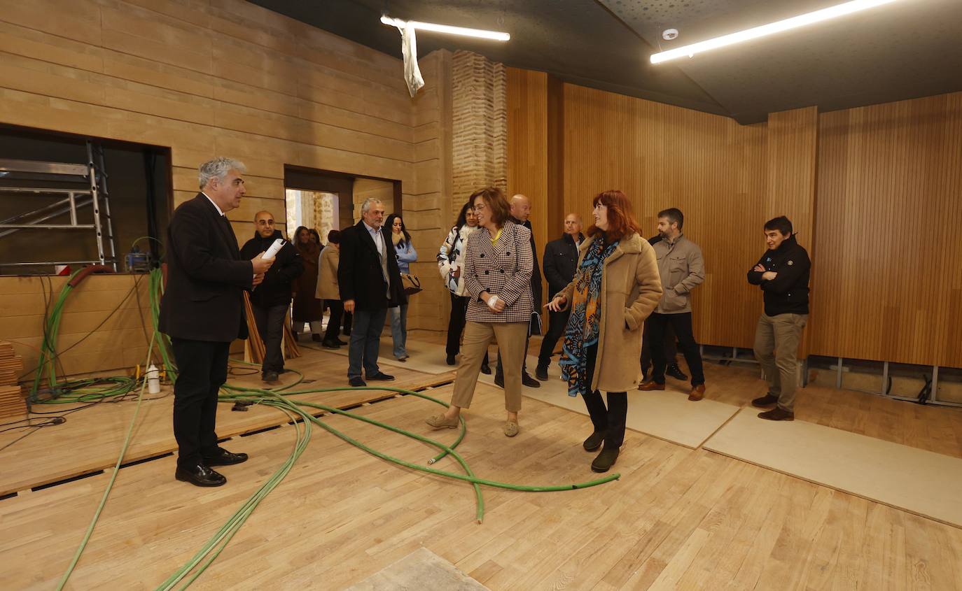 Avanzan las obras del convento de San Francisco de Paredes que albergará un centro de artes escénicas