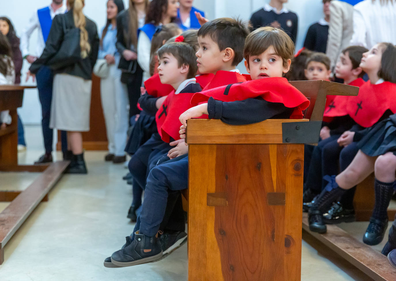 Procesión infantil en el Colegio Las Huelgas