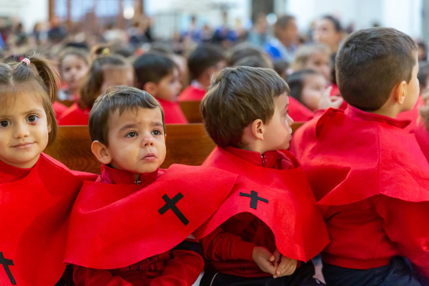 Procesión infantil en el Colegio Las Huelgas