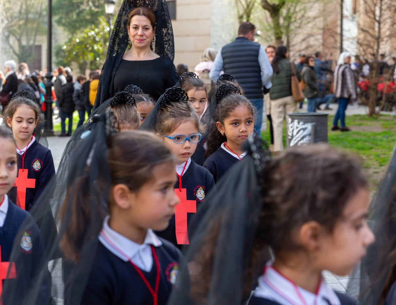 Procesión infantil en el Colegio Las Huelgas