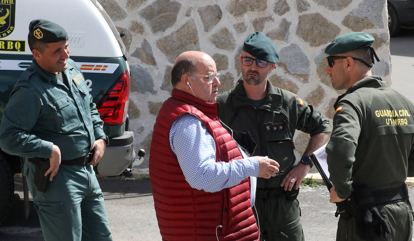 Operativo de la Guardia Civil para esclarecer las muertes en Carbonero de Ahusín