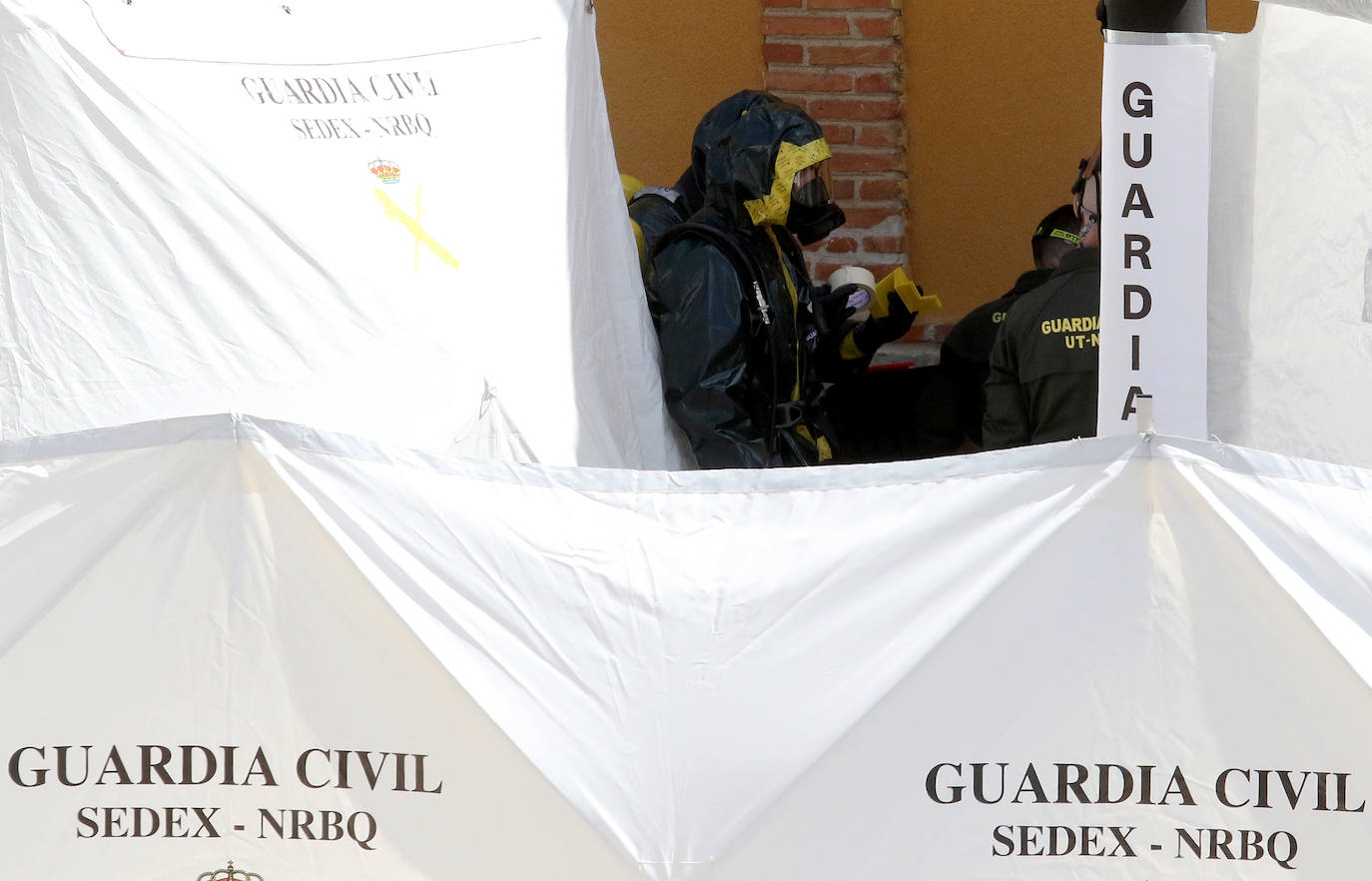 Operativo de la Guardia Civil para esclarecer las muertes en Carbonero de Ahusín