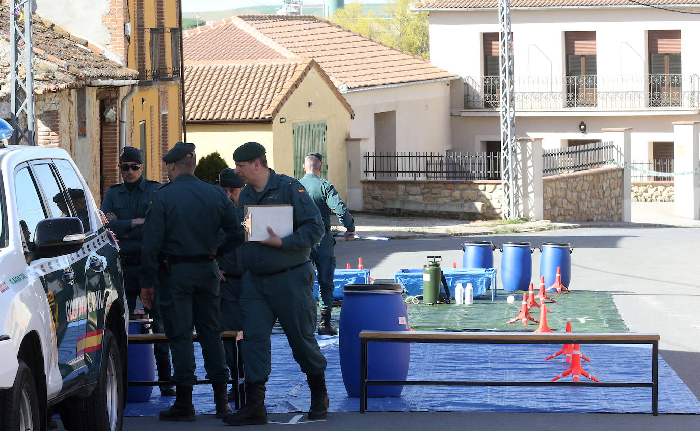 Operativo de la Guardia Civil para esclarecer las muertes en Carbonero de Ahusín