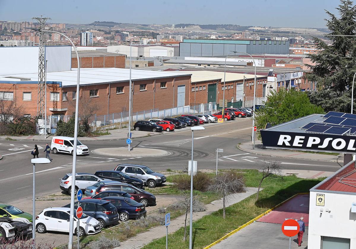 Vista de una parte del polígono industrial de San Cristóbal.