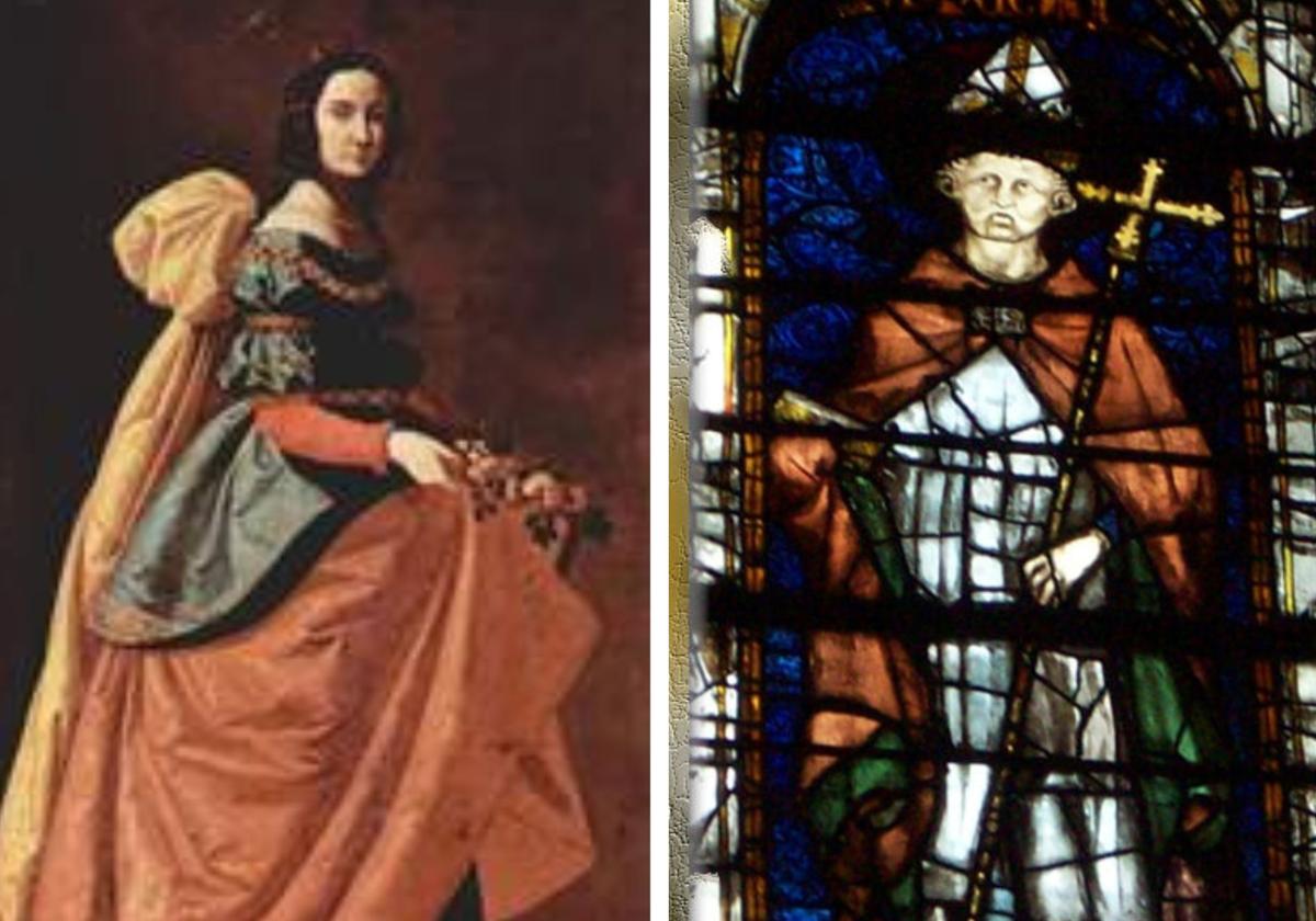 Santa Casilda de Toledo y San Hugo.