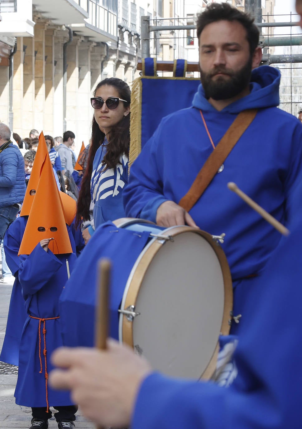 La procesión infantil del Divino Maestro por las calles de Palencia