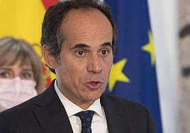 Francesc Vallés, en su toma de posesión como secretario de Estado de Comunicación en 2021.